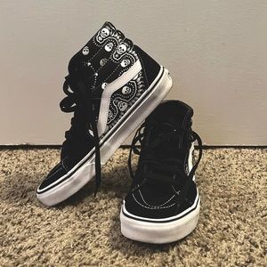 once used vans hi top